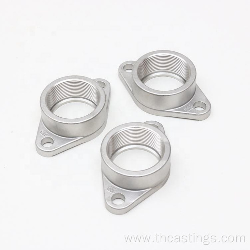 CNC machine investment casting stainless steel flanges